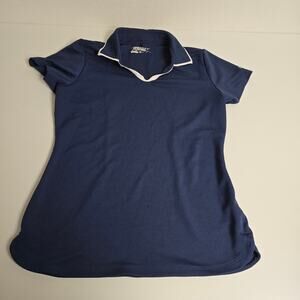 Nike Golf Tour Performance Dri-fit Navy Blue Bodycon Polo size Medium